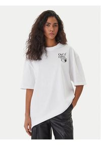 Hugo - HUGO T-Shirt 50560772 Biały Oversize. Kolor: biały. Materiał: bawełna #2