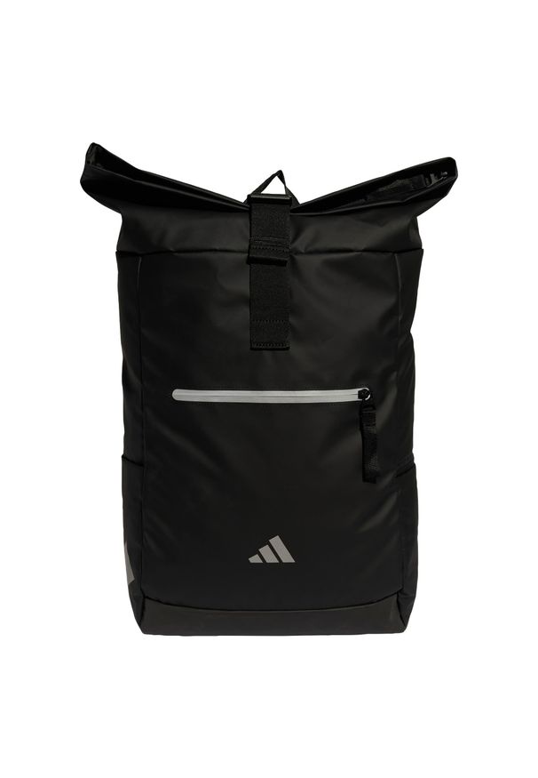 Adidas - Plecak Ultramodern Back-to-University Rolltop. Kolor: wielokolorowy, czarny, biały. Materiał: materiał. Wzór: gładki