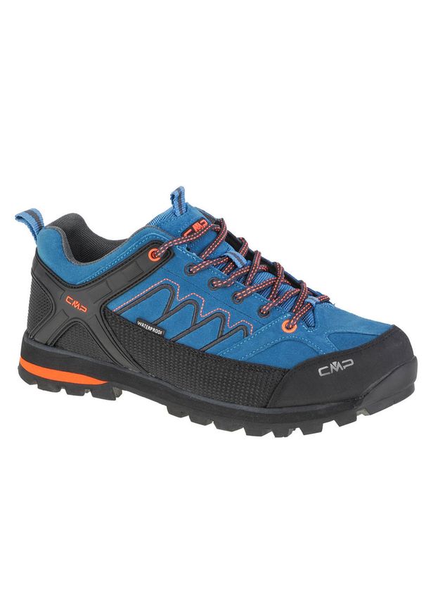 Buty do chodzenia męskie CMP Moon Low. Zapięcie: sznurówki. Kolor: niebieski. Materiał: guma, materiał, skóra, tkanina. Szerokość cholewki: normalna. Sport: turystyka piesza