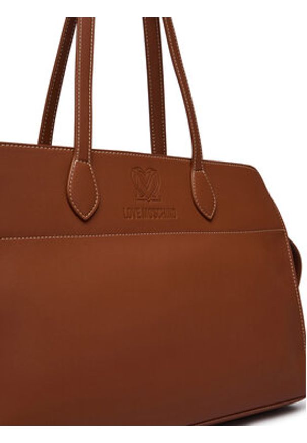 Love Moschino - LOVE MOSCHINO Torebka JC4271PP0OKI0300 Brązowy. Kolor: brązowy. Materiał: skórzane