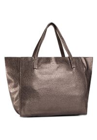 Torebka Kurt Geiger Violet Horizontal Tote 583164109 Gunmetal. Kolor: brązowy. Materiał: skórzane #1