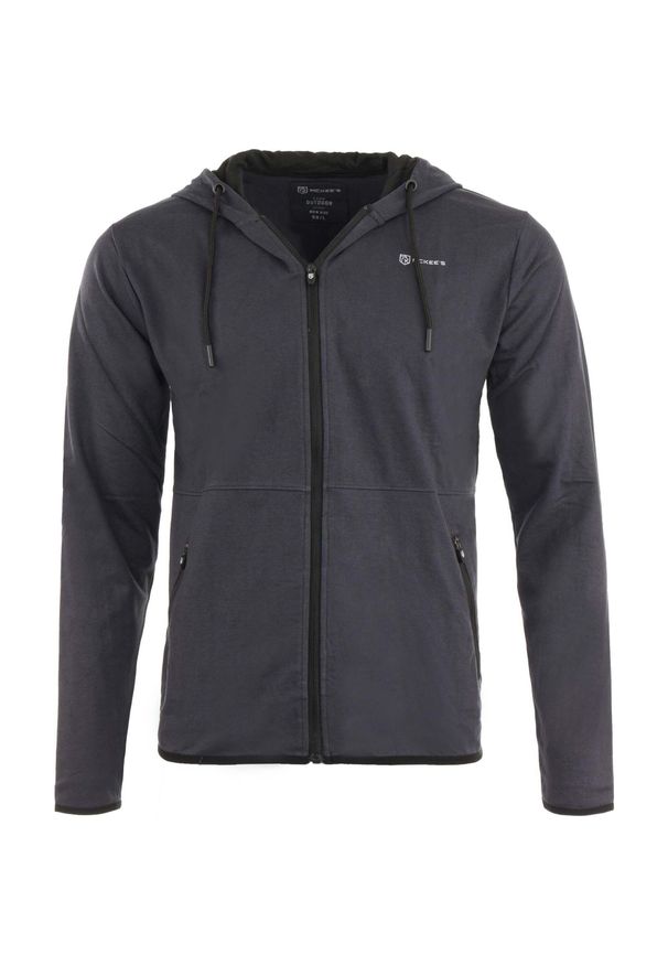MCKEEVER - Bluza z Kapturem McKees - Solid Dusty Blue Rozmiar L. Typ kołnierza: kaptur. Kolor: zielony. Materiał: poliester, bawełna