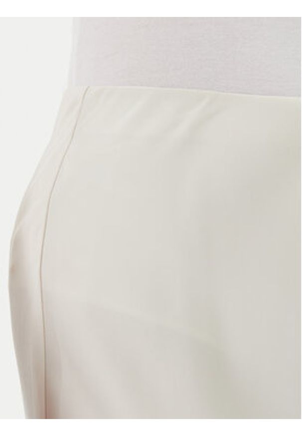 YAS Spódnica trapezowa Pella 26030737 Beżowy Regular Fit. Kolor: beżowy. Materiał: syntetyk