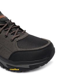 skechers - Skechers Trekkingi Arch Fit Road Walker 237688 CCBK Szary. Kolor: szary. Materiał: skóra, zamsz. Sport: turystyka piesza #4