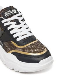 Versace Jeans Couture Sneakersy 78VA3SC4 Czarny. Kolor: czarny. Materiał: skóra #5