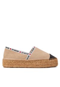 Love Moschino - Espadryle LOVE MOSCHINO. Kolor: beżowy #1