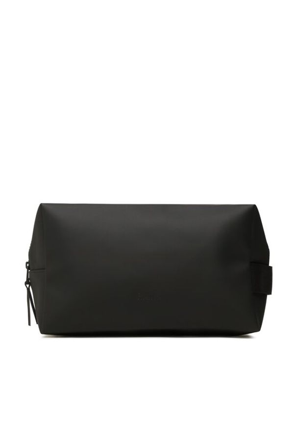 Rains Kosmetyczka Wash Bag Large 15590 Czarny. Kolor: czarny