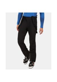 Męskie spodnie narciarskie softshell Kilpi RHEA-M. Kolor: czarny. Materiał: softshell. Sezon: zima. Sport: narciarstwo #1