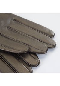 Wittchen - Damskie rękawiczki z gładkiej skóry. Kolor: brązowy. Materiał: skóra. Wzór: gładki. Styl: elegancki #2