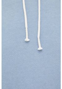 Polo Ralph Lauren bluza bawełniana męska kolor niebieski z kapturem gładka. Typ kołnierza: kaptur, polo. Kolor: niebieski. Materiał: bawełna. Wzór: gładki #4