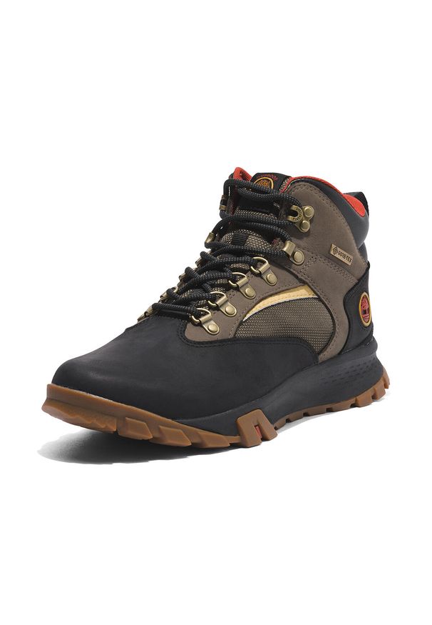 Trzewiki Timberland Mt Lincoln Peak Mid Gtx Black wodoodporne z GORE-TEX. Kolor: czarny. Technologia: Gore-Tex