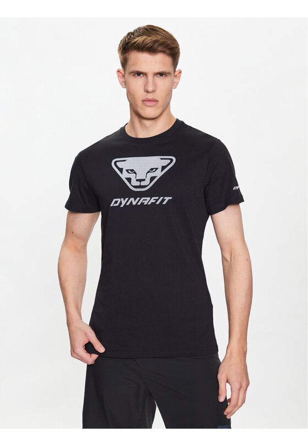 Dynafit T-Shirt Graphic 08-70998 Czarny Regular Fit. Kolor: czarny. Materiał: bawełna