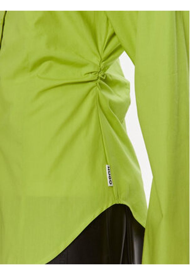 Hugo Koszula Ezrya 50506844 Zielony Regular Fit. Kolor: zielony. Materiał: bawełna