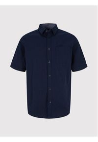 Tom Tailor Koszula 1031038 Granatowy Regular Fit. Kolor: niebieski. Materiał: bawełna #5