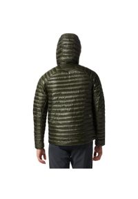 MOUNTAIN HARDWEAR - Kurtka puchowa z kapturem Mountain Hardwear Ghost Whisperer/2™. Typ kołnierza: kaptur. Kolor: zielony. Materiał: puch. Sport: turystyka piesza