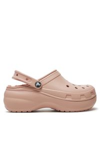 Crocs Klapki Classic Platform Lined Clog W 207938 Różowy. Kolor: różowy. Obcas: na platformie #1