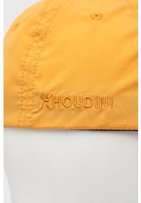 Houdini czapka z daszkiem C9 kolor żółty. Kolor: żółty. Materiał: tkanina, włókno, materiał #3