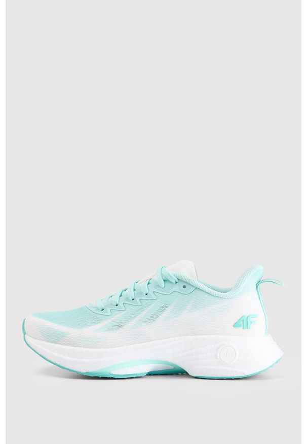 4f - 4F Buty do biegania Speed Runner damskie - niebieskie 39. Wysokość cholewki: przed kostkę. Kolor: niebieski. Materiał: guma. Szerokość cholewki: normalna. Sport: bieganie, fitness