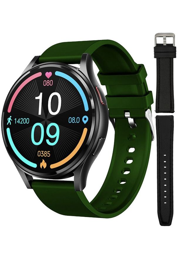 Zegarek Hagen Zegarek męski Hagen HB26.14.5314.534-SET zielony. Kolor: zielony