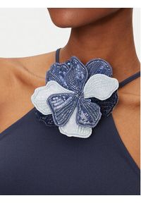 Guess Sukienka wieczorowa W5GK95 KCVG2 Granatowy Slim Fit. Kolor: niebieski. Materiał: syntetyk. Styl: wizytowy #4