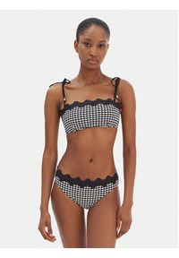 Seafolly Góra od bikini Gia Check Ric Rac 31436-282 Czarny. Kolor: czarny. Materiał: syntetyk #4