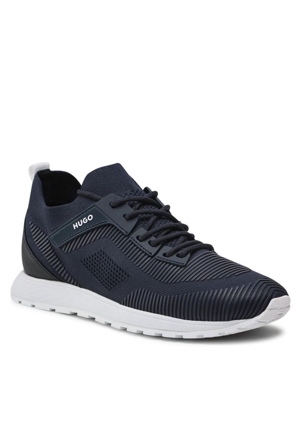 Sneakersy Hugo Icelin 50471301 10232616 01 Dark Blue 402. Kolor: niebieski. Materiał: materiał