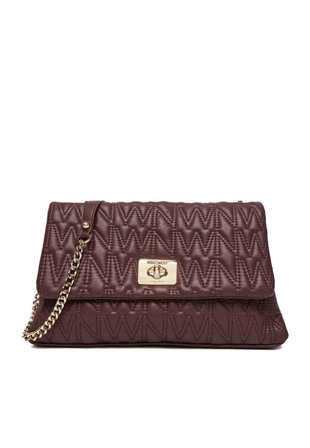 Nine West Torebka CEO-MILA-S23788-4 Bordowy. Kolor: czerwony