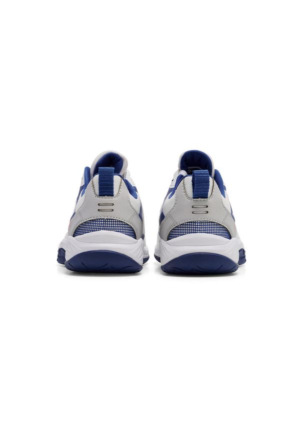 Buty do chodzenia męskie Hummel Speed Court. Zapięcie: sznurówki. Kolor: biały, niebieski, wielokolorowy. Materiał: syntetyk, tkanina, materiał. Szerokość cholewki: normalna. Sport: turystyka piesza
