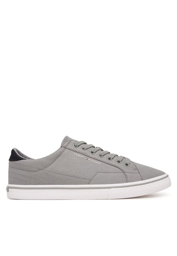 TOMMY HILFIGER - Tommy Hilfiger Tenisówki Vulc Core FM0FM05688 Szary. Kolor: szary. Materiał: materiał