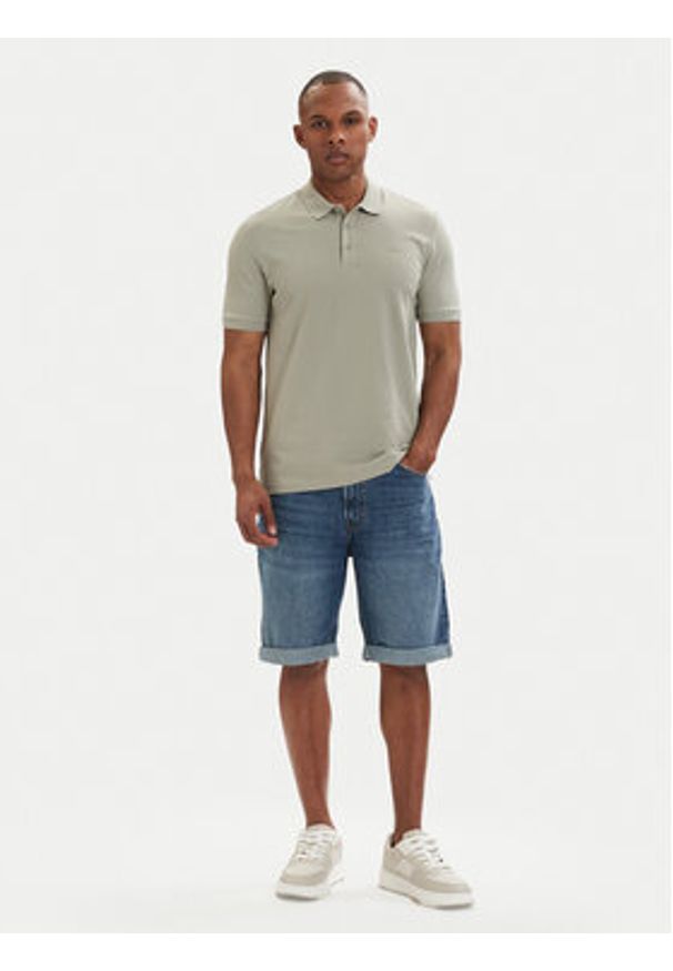 Hugo - HUGO Polo Donos222 50466182 Zielony jasny Regular Fit. Typ kołnierza: polo. Kolor: zielony. Materiał: bawełna