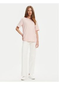 United Colors of Benetton - United Colors Of Benetton T-Shirt 3BVXD102P Różowy Regular Fit. Kolor: różowy. Materiał: bawełna