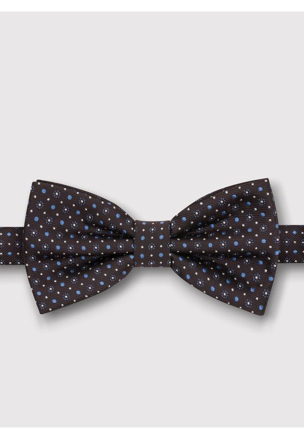 Pako Lorente - PAKO LORENTE – Brązowa mucha w mikrowzór. Kolor: brązowy. Materiał: poliester. Styl: elegancki