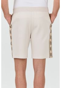 Guess - GUESS Beżowe męskie spodenki Mickey Cuff Pant, Rozmiar S. Kolor: beżowy #7