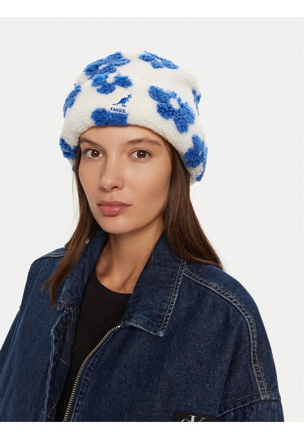 Kangol Czapka Floral Fleece Beanie K5421 Biały. Kolor: biały. Materiał: poliester, materiał