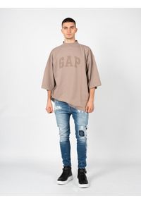 Yeezy Gap Engineered by Balenciaga - Yeezy Gap Engineered By Balenciaga T-Shirt "Dove" | 719615 TMVQ2 | Mężczyzna | Piaskowy. Materiał: bawełna. Wzór: nadruk #5
