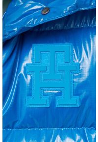 TOMMY HILFIGER - Tommy Hilfiger kurtka puchowa damska kolor niebieski zimowa. Kolor: niebieski. Materiał: puch. Sezon: zima #3