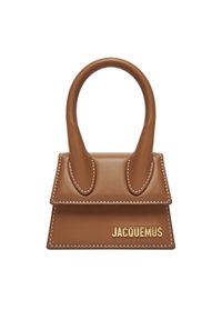 JACQUEMUS Torebka Le Chiquito 22H213BA001-3072 Brązowy. Kolor: brązowy. Materiał: skórzane