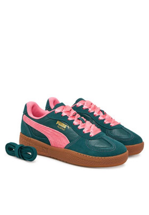 Puma Sneakersy Palermo Moda CF Wns 401306 01 Zielony. Kolor: zielony. Materiał: zamsz, skóra
