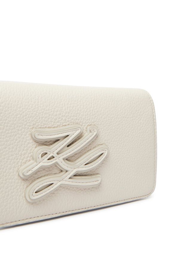 Karl Lagerfeld - KARL LAGERFELD Torebka B2W30272 Biały. Kolor: biały. Materiał: skórzane