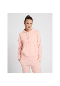 Damska bluza z kapturem Hummel Noni 2.0. Typ kołnierza: kaptur. Kolor: biały. Materiał: bawełna, poliester. Długość rękawa: raglanowy rękaw. Sport: piłka ręczna