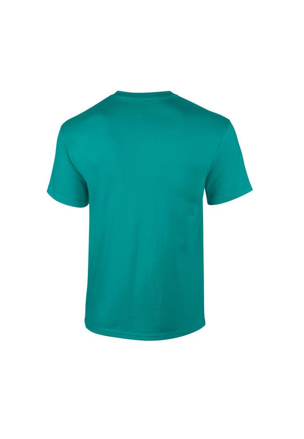 GILDAN - Ultra Bawełniana Koszulka Unisex Dla Dorosłych. Kolor: zielony. Materiał: bawełna. Sport: turystyka piesza