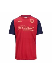 Kappa - Koszulka SM Caen Abou Pro 8 2024/25. Kolor: wielokolorowy, niebieski, czerwony. Sport: piłka nożna #2