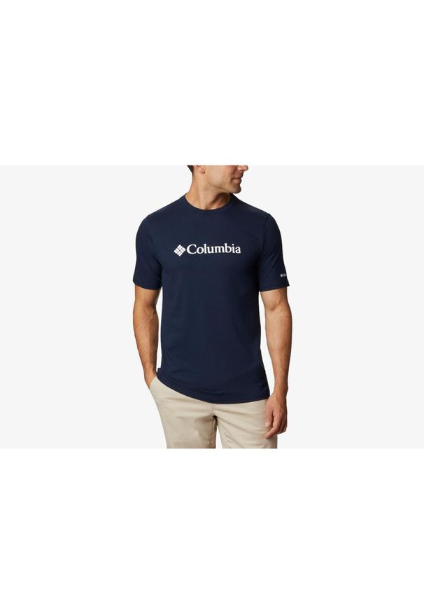 columbia - Columbia Koszulka Csc Basic Logo 1680053467. Kolor: niebieski