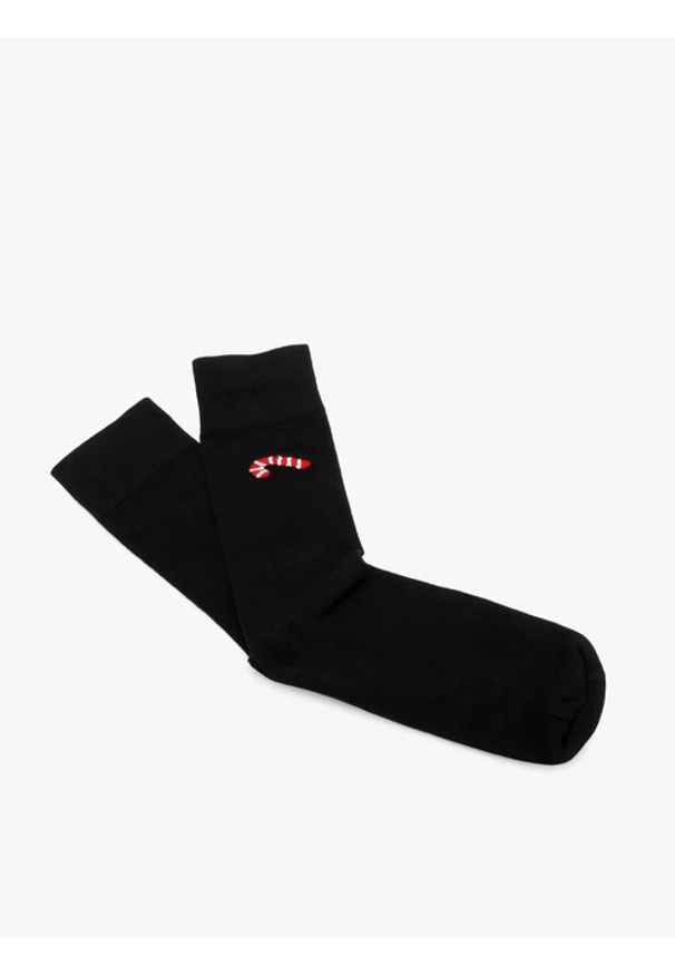 Ryłko - Świąteczne skarpety unisex. Kolor: czarny. Materiał: poliamid, elastan, bawełna