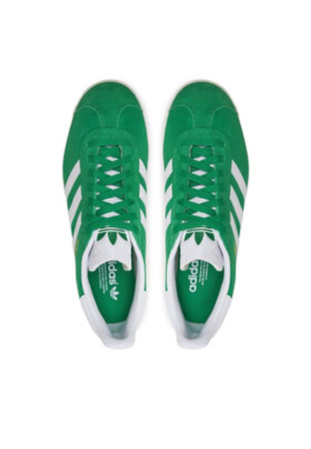 Adidas - adidas Sneakersy Gazelle IG2092 Zielony. Kolor: zielony. Materiał: zamsz, skóra. Model: Adidas Gazelle