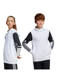 Adidas - Bluza dla dzieci adidas Squadra 25 Sweat Hoody. Kolor: biały, wielokolorowy, czarny