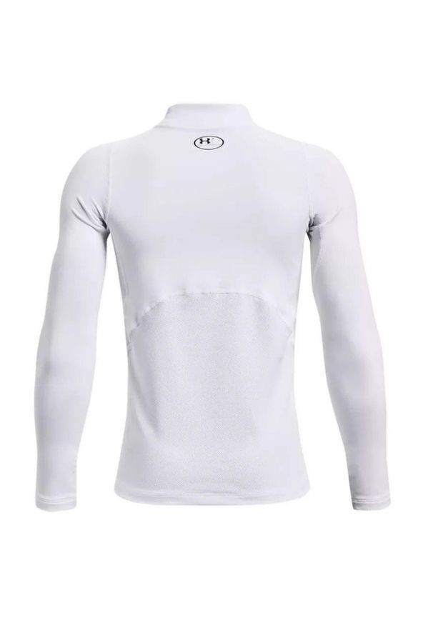 Bluza turystyczna dla dzieci Under Armour Rival Logo Full Zip Fleece. Kolor: biały. Materiał: poliester