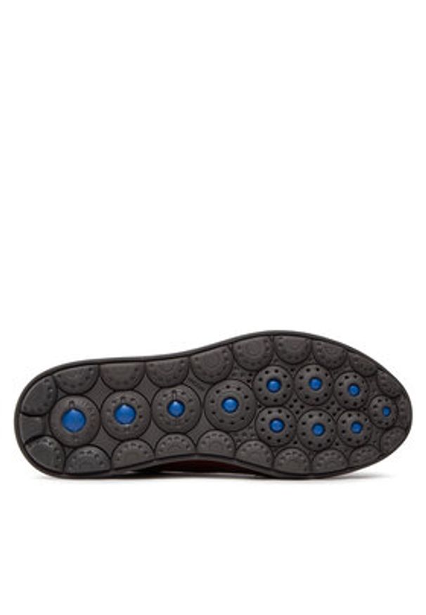 Geox Sneakersy U Spherica Ec12 U45GRA 00043 C6001 Brązowy. Kolor: brązowy. Materiał: skóra