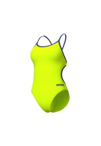 Strój do pływania Arena Solid Lace Back Arctic Lime 16 (UK38) XL. Kolor: żółty