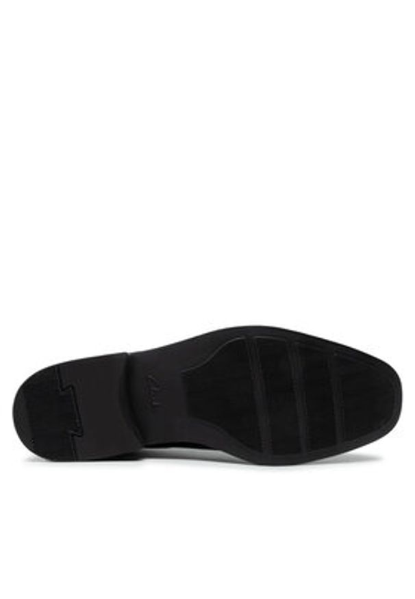 Clarks Półbuty Tilden Cap 261103097 Czarny. Kolor: czarny. Materiał: skóra